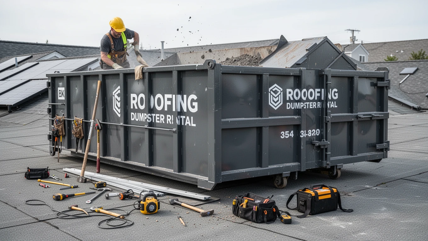 Roofing Dumpster Rental