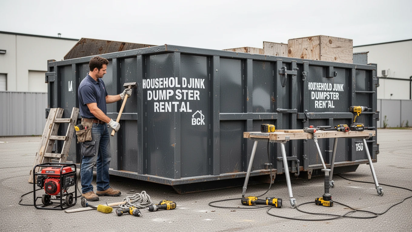 Household Junk Dumpster Rental